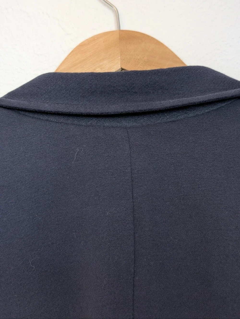 POLO Ralph Lauren Jersey Blazer Vintage Double Knit Aviator Navy Blue XL Rare